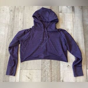 GymShark Purple Cropped Hoodie